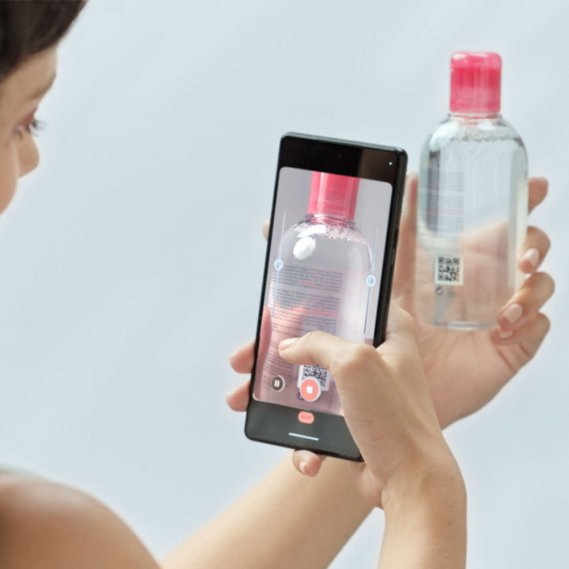 Digitalize o código QR do produto para o AskNAOS